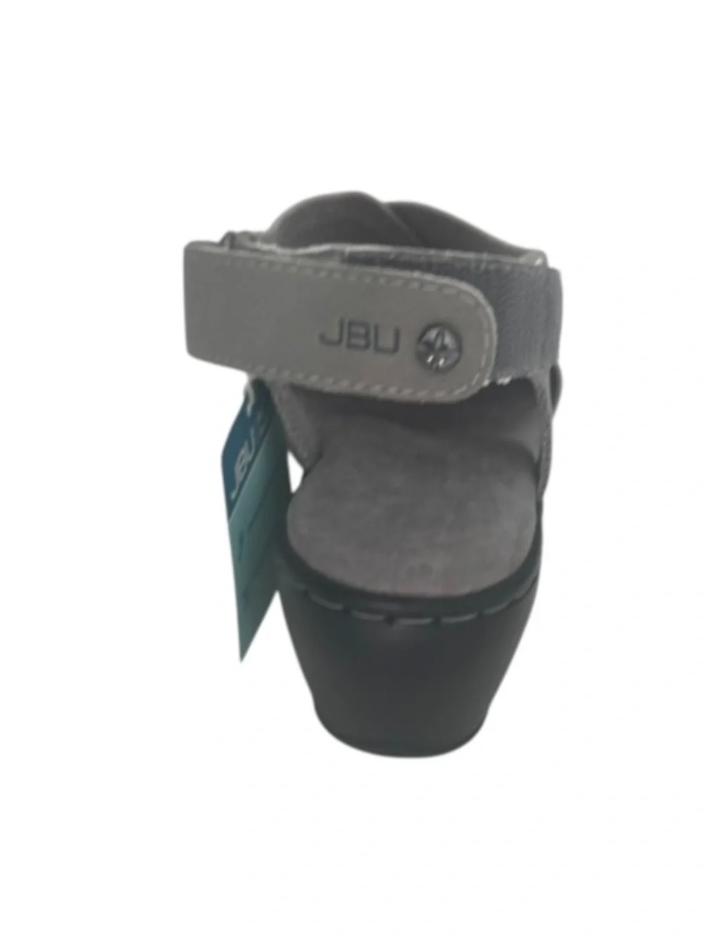 Jbu Women's Alyssa Wedge Sandals, Gray Shimmer, Size 6.5M - NWB